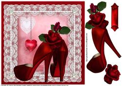 Red Shoes Red Soles and Roses
