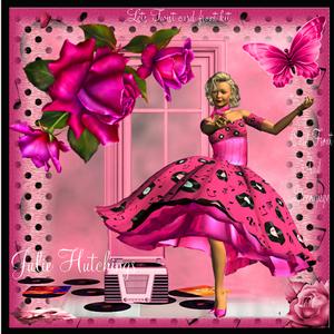 Lets Twist Card Front with Decoupage Kit