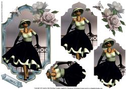 1950's Grace on the Boardwalk Topper with Layers