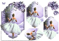 Lilac Cotton Dress Topper with Layers
