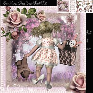 In Mums Shoes Card Front Kit