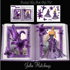 Beautiful Lily Book Card Front