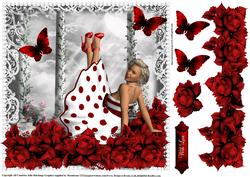 Bed of Roses Topper