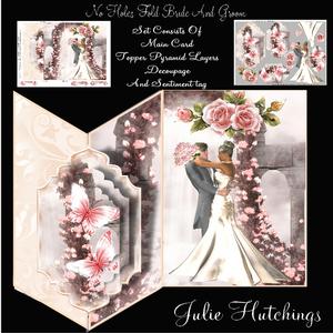 No Holes Fold the Bride and Groom