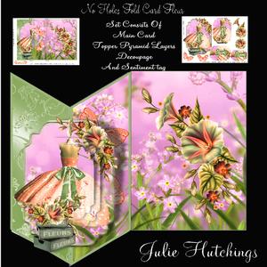 Fleur No Holes Fold Card Kit