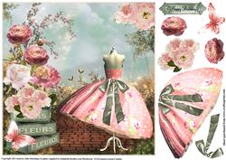 Vintage Ladies Fleur Dress Topper