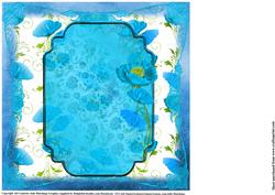Insert to Compliment Poppy Blue