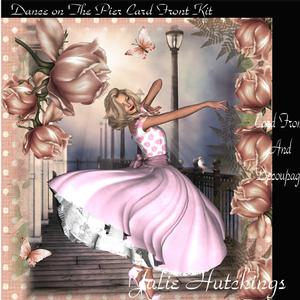 Dance on the Pier Card Front Kit