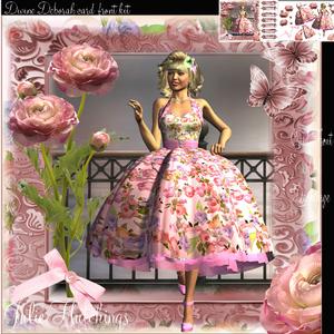 1950's Divine Deborah Card Front Kit