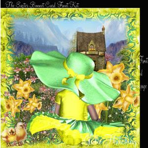 The Easter Bonnet Card Front Kit