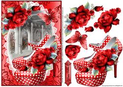 A5 Card Front the Polka Dot Shoes