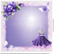 Insert to Compliment Lilac Paper Bow Dress
