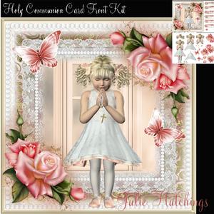 Holy Communion Card Front Kit
