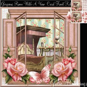Gorgeous a Room with a View Card Front Kit