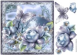 Gorgeous Moonlight and Roses Topper