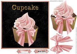 Gorgeous Cupcake Card Front
