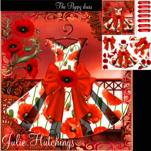 Gorgeous Poppy Dress Card Kit
