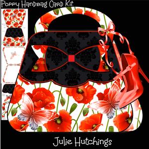 Beautiful Poppy Bag Card Kit