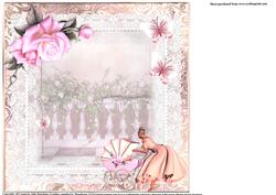 Insert to Compliment Mother and Baby Girl Card Front