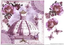 Silky Lilac Music Dress Topper