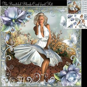The Beautiful Blonde Card Front Kit