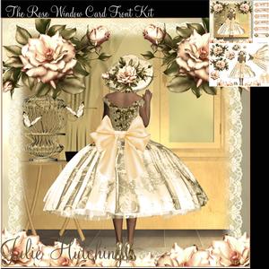 The Rose Window Card Front Kit