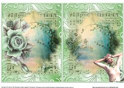 Insert to Compliment Retro Music and Roses