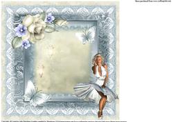 Insert to Compliment the Beautiful White Dress