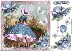 Gorgeous Retro Cherry Blossom Dress