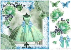 Vintage Green Dress Topper