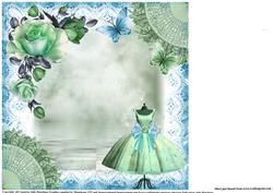 Insert to Compliment the Vintage Green Dress