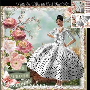 Pretty in Polka Dots Card Front Kit