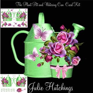 The Plant Pot and Watering Can Shaped Card