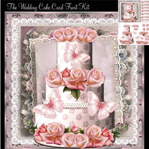 The Wedding Cake Card Front Kit