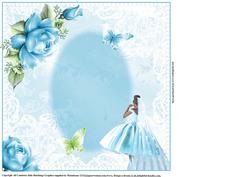 Insert to Compliment the Turquoise Dress Bride