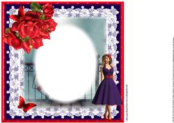 Insert to Compliment Polka Dots and Red Roses
