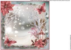 Insert to Compliment the Christmas Lantern