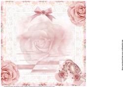 Insert to Compliment Baby Girl Shoes Topper