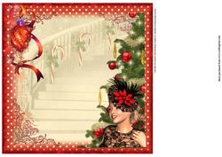 Retro Christmas Insert