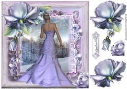 Gorgeous Lilac Winter Bride