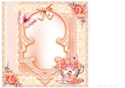 Insert to Compliment Baby Girl Cup Card Front