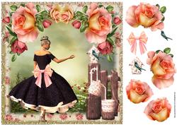 Beautiful the Lady and the Bird House