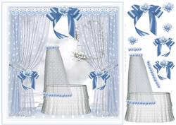Beautiful Baby Boy Crib Topper