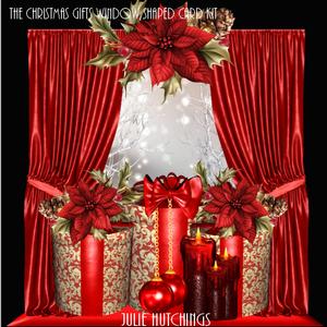 The Christmas Gifts Window Shaped Card Kit