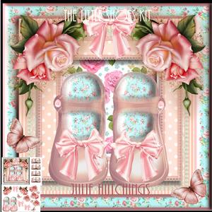 The Little Shoes Card Front Kit