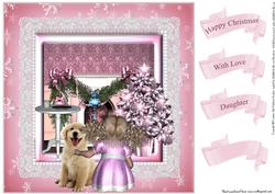 Waiting for Santa Card Topper