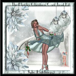The Beautiful Blondes Christmas Card Front Kit