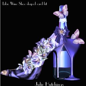 Lilac Wine Shoe Shaped Card Kit