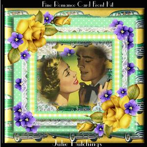 Fine Romance Card Front Kit