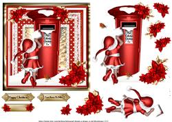 6x6 Letter to Santa Topper